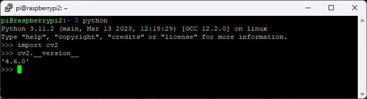 Install OpenCV on a Raspberry Pi (compatible with all RPi boards) 8 check opencv version installation raspberry pi