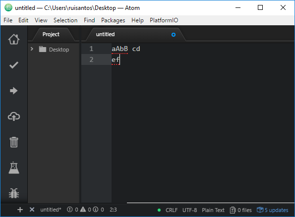 computer 1 text editor open