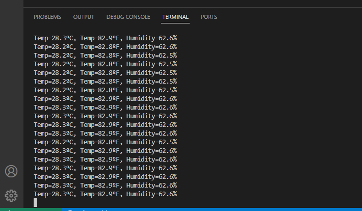 Raspberry Pi: DHT11/DHT22 Temperature and Humidity (Python) 13 Raspberry Pi Print Temperature and Humidity DHT22 DHT11 Sensor