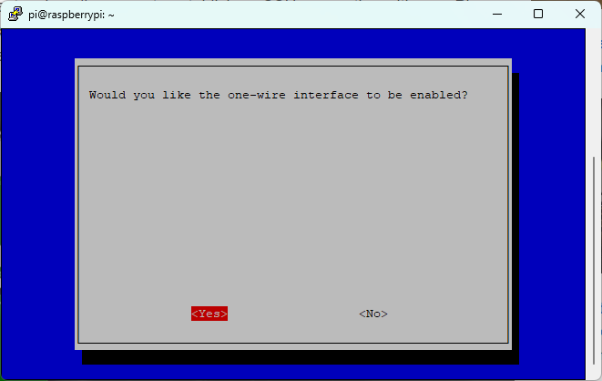 Raspberry Pi: Temperature Readings with DS18B20 Sensor (Python) 9 one-wire interface enabled