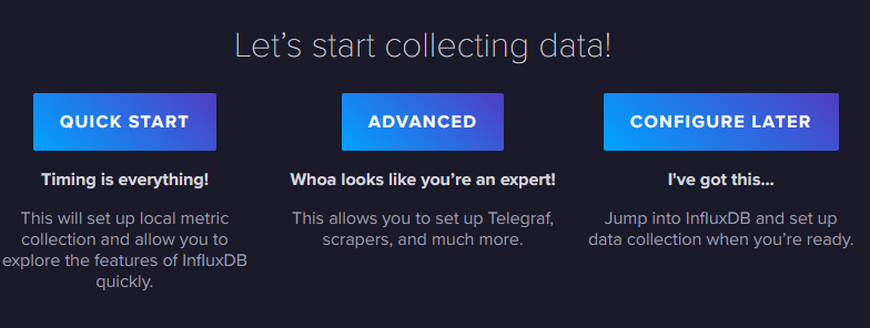 influxdb quick start