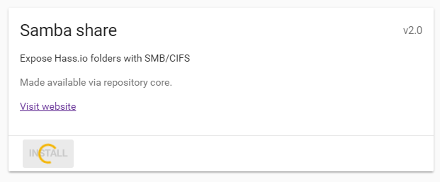 Getting Started with Home Assistant on Raspberry Pi 11 installing samba share