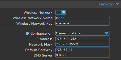 network settings first