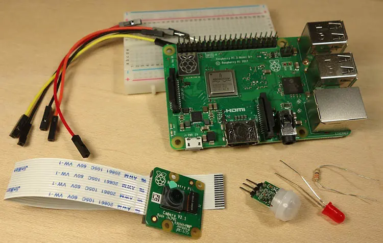 Car Plate Recognition System with Raspberry Pi and Node-RED 5 parts required