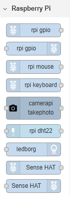Raspberry Pi camera node installed