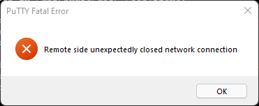 power off Raspberry Pi Putty