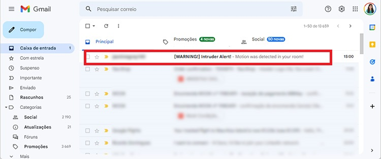 Raspberry Pi: Motion Detection with Email Notifications (Python) 10 Raspberry Pi Motion Sensor with Email Notifications - Receive email