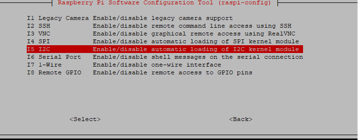 Raspberry Pi: BME280 Temperature, Humidity and Pressure Sensor (Python) 6 Raspberry Pi Enable I2C communication