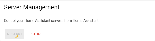 Getting Started with Home Assistant on Raspberry Pi 27 restart