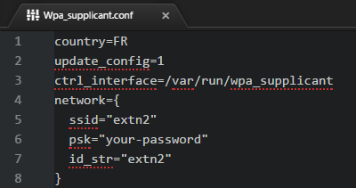wpa_supplicant conf file